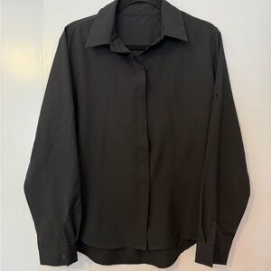 Classic Black Button-Up Shirt